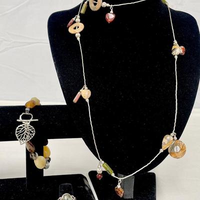 Sterling & Gemstone Carolyn Pollack Jewelry & Sterling Ring 
