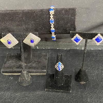 Lapis And Sterling Jewelry