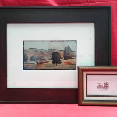 Liforinella "Piazza Duomo" Original Etching & Landscape Print
