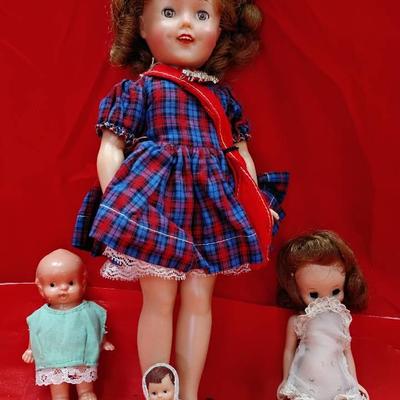 Vintage Betsy McCall, Irwin, Rubber Baby & Shirley Temple Dolls