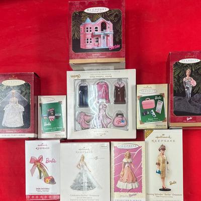 Hallmark Keepsake 10 Barbie Ornaments, #2