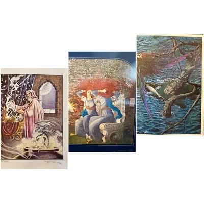 Signed Frank Brunner & Signed Barry Smith Posters 