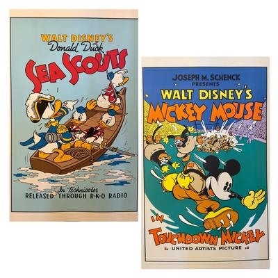 Mickey Mouse & Donald Duck Serigraphs 