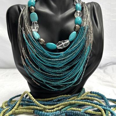 Turquoise Colored Costume Jewelry 