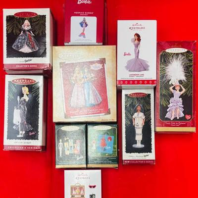 Hallmark Keepsake Barbie 10 Ornaments, #3