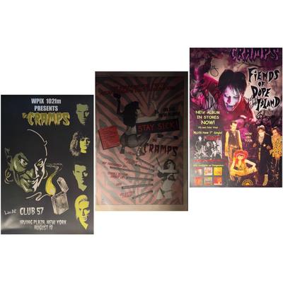 *Signed* The Cramps Concert Poster & More! 