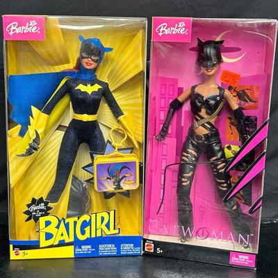 2003 Barbie As CATWOMAN And 2004 BATGIRL 