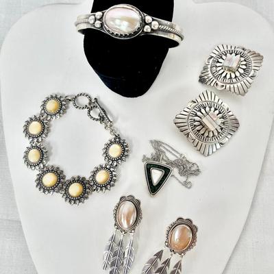 Sterling Silver & Mother-of-Pearl Jewelry By Carolyn Pollack 