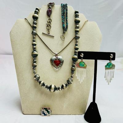 Carolyn Pollack Sterling Jewelry:  Beaded Necklace, Bracelets & More