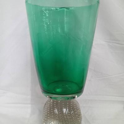 Carl Erickson Bullicante Style Controlled Bubble Glass Vase