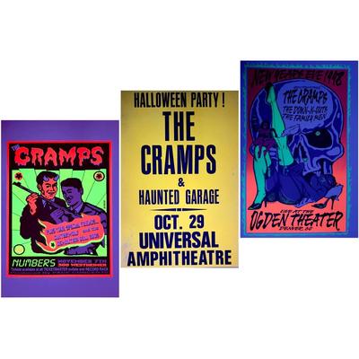 The Cramps UV Reactive Posters 