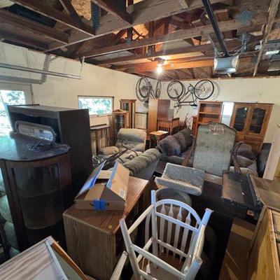 Most furniture shown here will be for sale