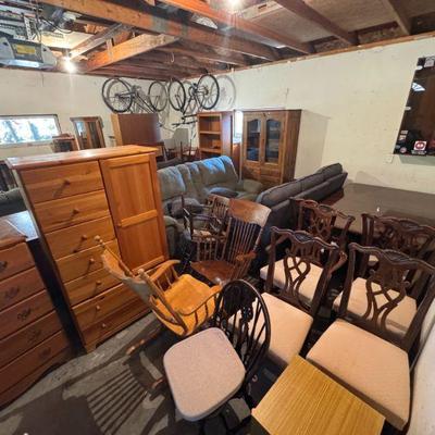 Most furniture shown here will be for sale