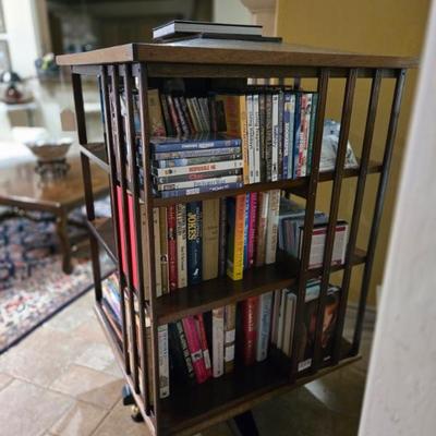 Mahogany Rotating Bookcase