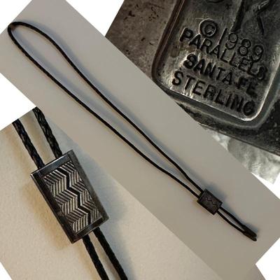 Parallels Santa Fe Sterling Bolo Tie 1989