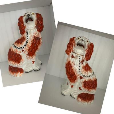Staffordshire dog pair