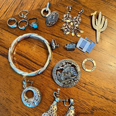 Sterling Silver Pieces Of Jewelry