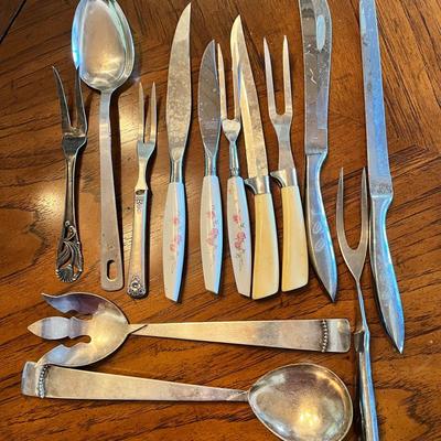 Silver Plated & Other Serving Utensils
