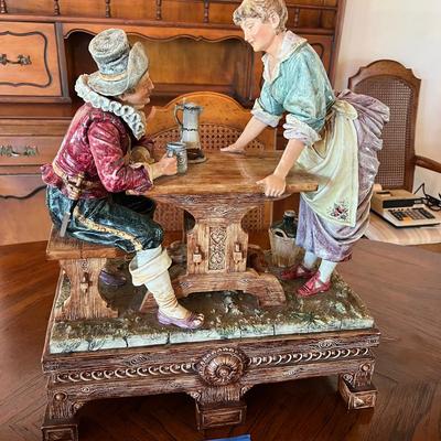 Large Vintage German Folk Statue