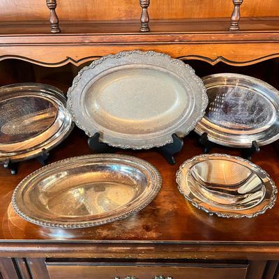 Silver Plated Serving Trays