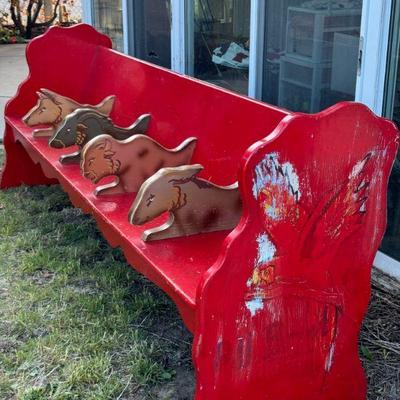 Buster Brown Shoe Store Bench, Make Offer!
