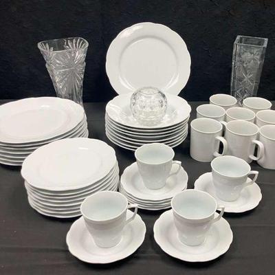 Ct437v couture fine china fostoria vase