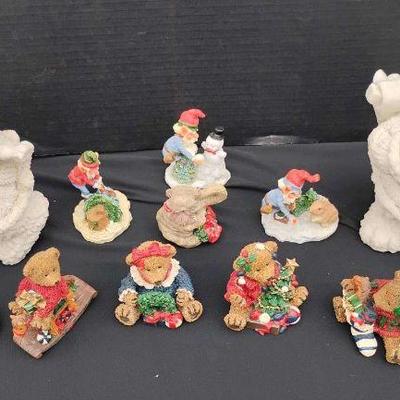 Ct462 christmas bear decor