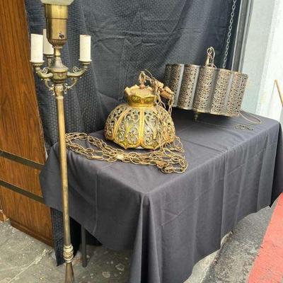 Ct369 vintage light fixtures