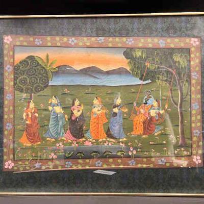 Ct331 pichwai painting on cloth