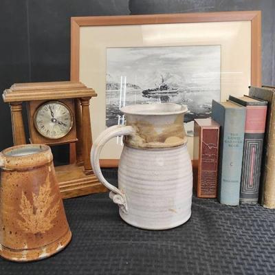 Ct390 wooden vintage sea decor
