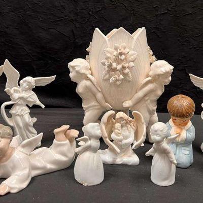 Ct322v guardian angels lladro ardalt, dresden, goebel