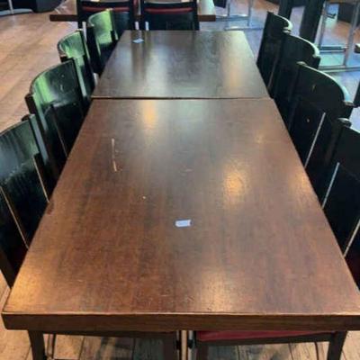 DBB063 Two Sets Commercial Grade Restaurant Table and Chairs 