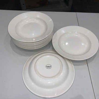 DBB229 Nine World Tableware Porcelain Pasta Plates