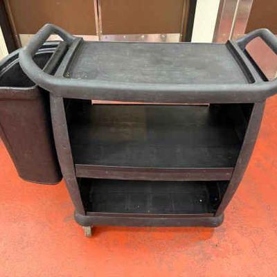 DBB319 Carlisle Rolling Cart with Trashcan