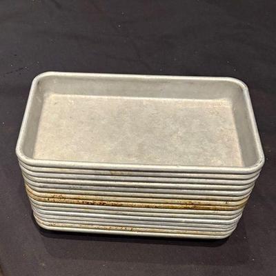 DBB208 Lot Commercial Grade Aluminum Baking Pans 6 X 10