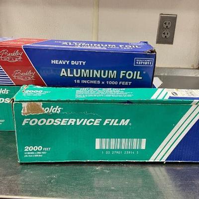 DBB341 - Commercial Use (2) Plastic Wrap & (1) Aluminum Wrap 
