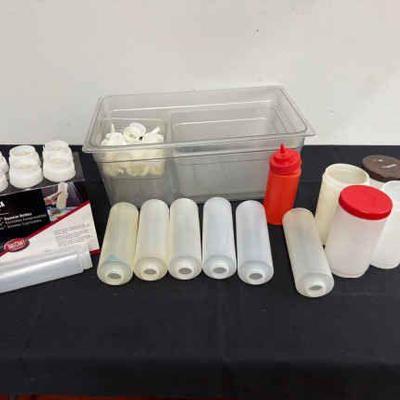 DBB456 Various Squeeze Bottles and Storage Containers
