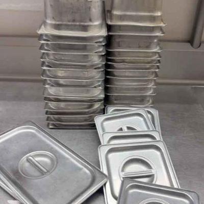 DBB480 Two Sizes Of Stainless Steel Pans 