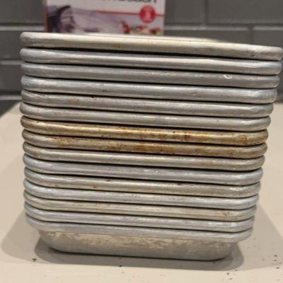 DBB197 Lot Commercial Grade Aluminum Baking Pans(15)