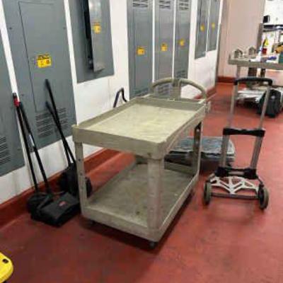 DBB586- Cart, Handtruck, Dolly, And Brooms