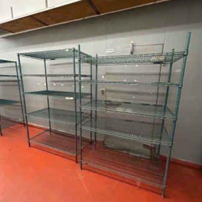 DBB550- (2) Metal Shelvings