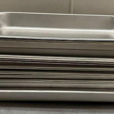 DBB371 - (11) Stainless Steel Service Pans