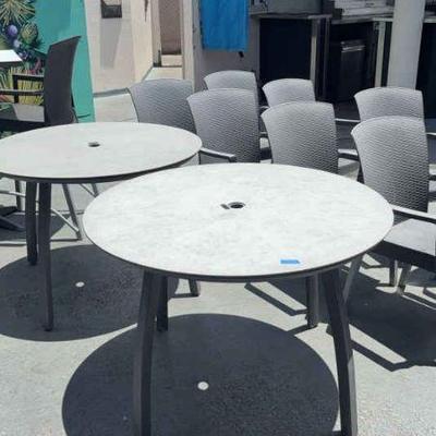 DBB826 Commercial Grade Patio Table And Chairs Set (X2)