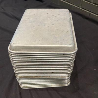DBB196 Lot Commercial Grade Aluminum Baking Pans(25)