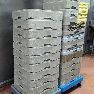 DBB510 - Glass Racks, Silverware Racks, and Half Size Glass Racks.