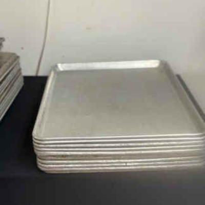 DBB379 Lot of 10 Commercial 18" x 26" Aluminum Baking Sheet Pan