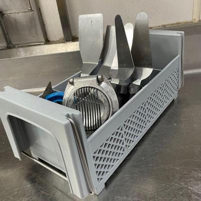 DBB355 - Commercial Dishwasher Basket With Assorted Kitchen Tools