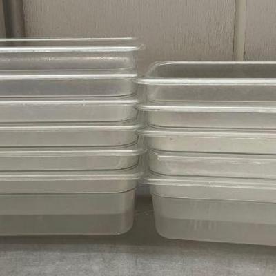 DBB445 - (11) 1/3 Sz 4” Deep Cambro Food Pans