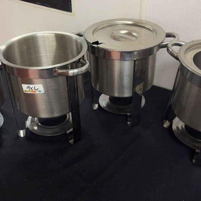 DBB385 Four Round Chafing Dish Buffet Sets
