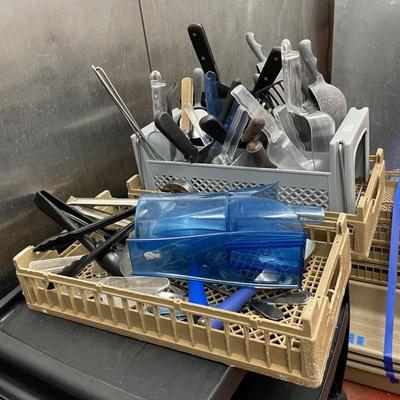 DBB513 - Two Racks Of Assorted Kitchen Tools 